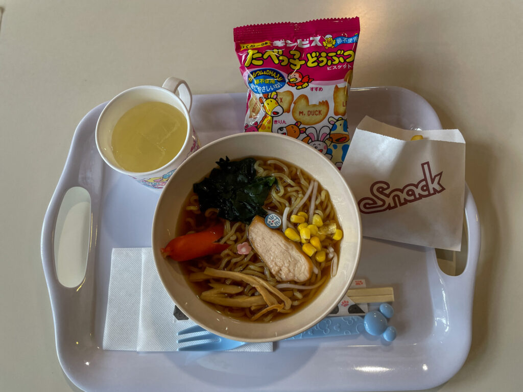 川下公園ライラックプラザレストランお子様ラーメン